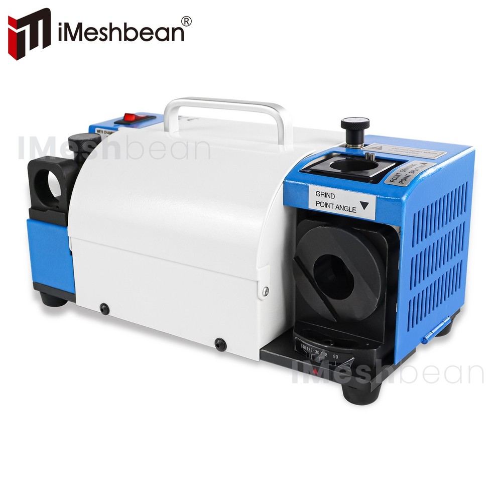 3-13mm Drill Bits Sharpener 95°-135° Bits Grinder Sharpener w/11 Collets 2 Wheel