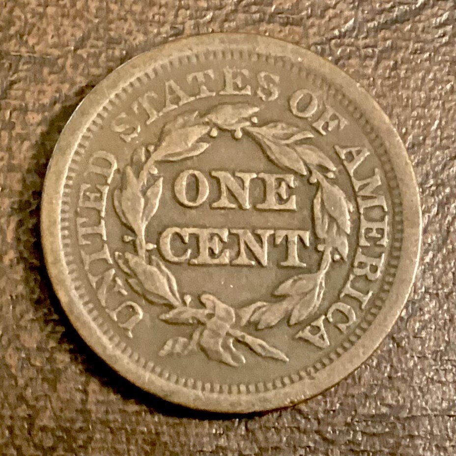 1849 Braided Hair US Large Cent cd -