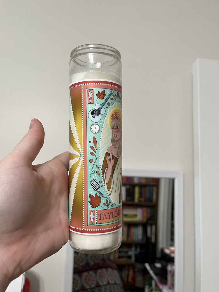Taylor Swift Saint Prayer Candle
