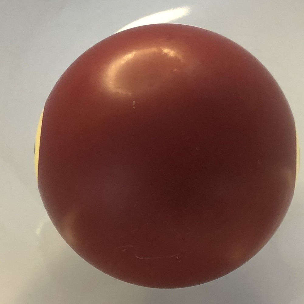 Used Individual Pool Ball Solid Maroon 7 Replacement Billiards 21/4"