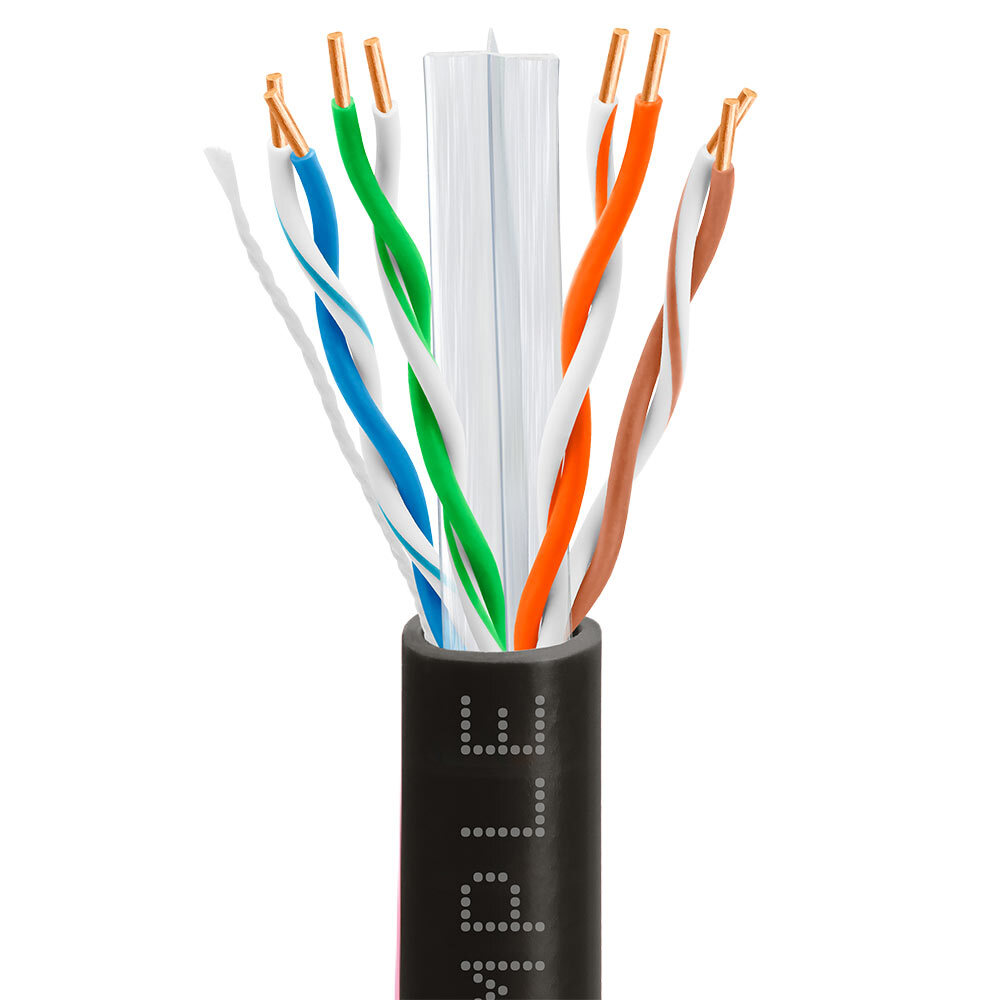 1000ft Cat 6 Ethernet Cable CCA Network Cable 550MHz CMR Cat6 Cord