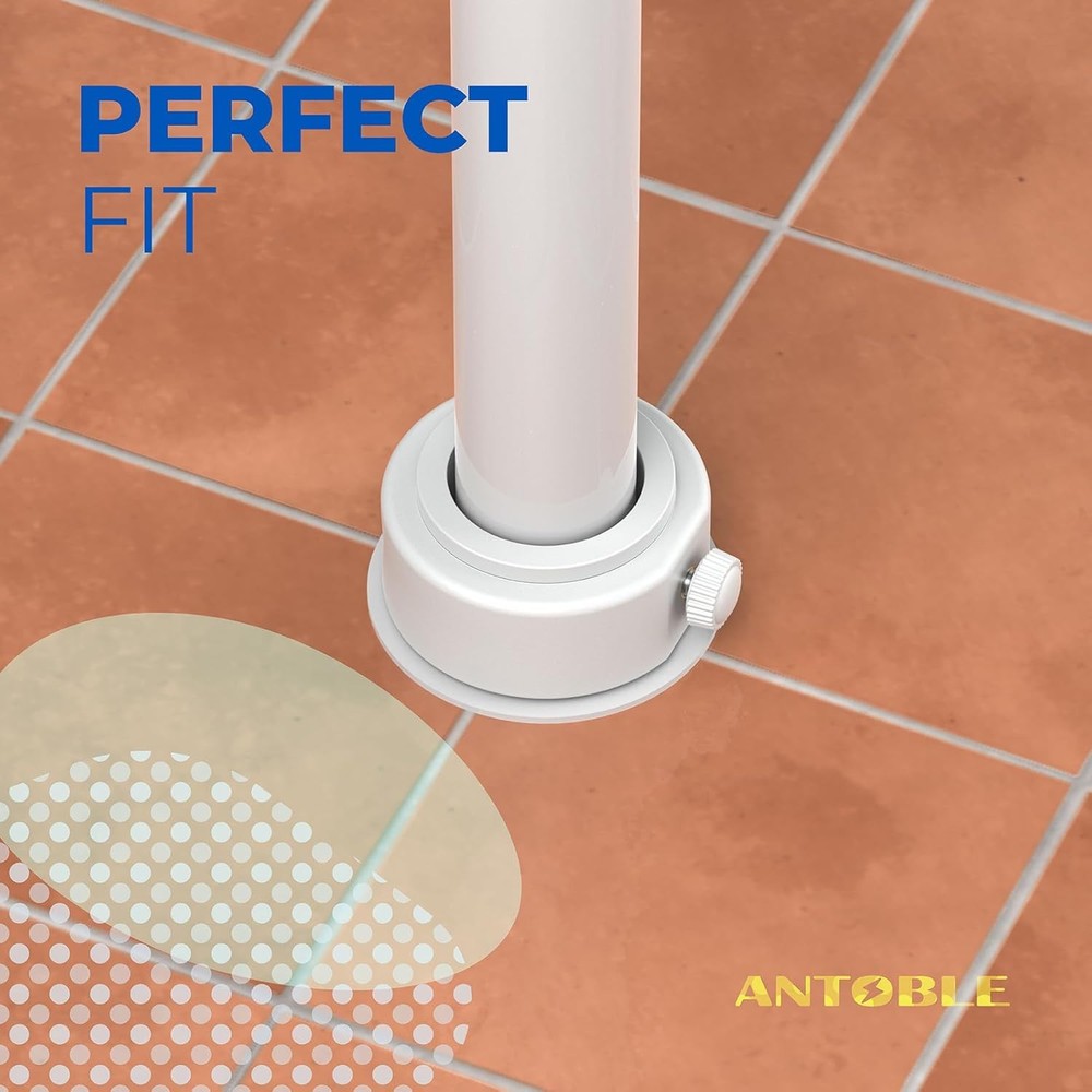 ANTOBLE Umbrella Pole Stabilizer Adapter Insert for Baja Deck Pool Sleeves,...
