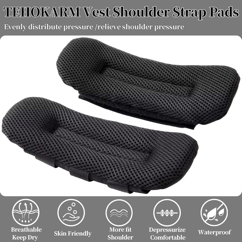 2 Pack Tactical Shoulder Strap Pads Backpack Strap Cushion 3 Inch Sling
