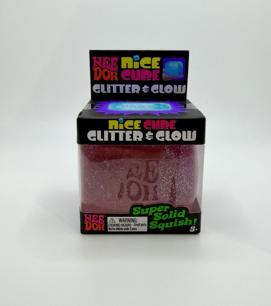 NeeDoh Nice Cube Glitter and Glow (Color Varies)