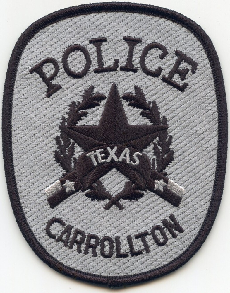CARROLLTON TEXAS #A subdued POLICE PATCH