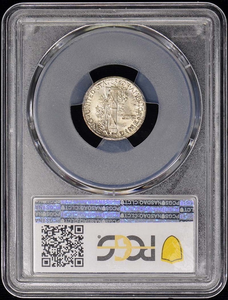 1944-D 10C Mercury Dime PCGS MS67FB (CAC)