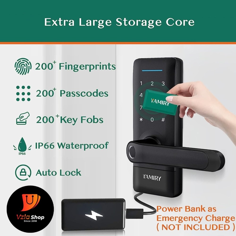Keypad Smart Door Lock with Handle
