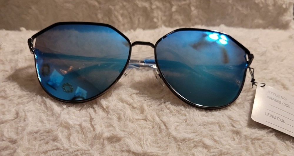 ZERMATT SUNGLASSES. AVIATOR frame, BLUE Polarized 2616p