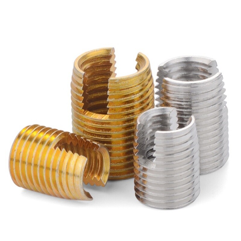 M2-M20 Slotted Self Tapping Threaded Inserts External and Internal Thread