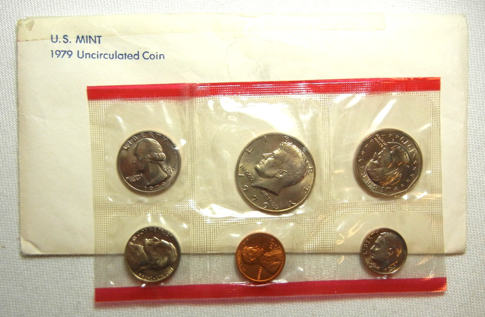 1979-D Mint Set w/ Anthony In Cello with US Mint Envelope