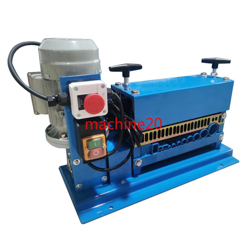 Electric stripping machine for optical fiber and cable