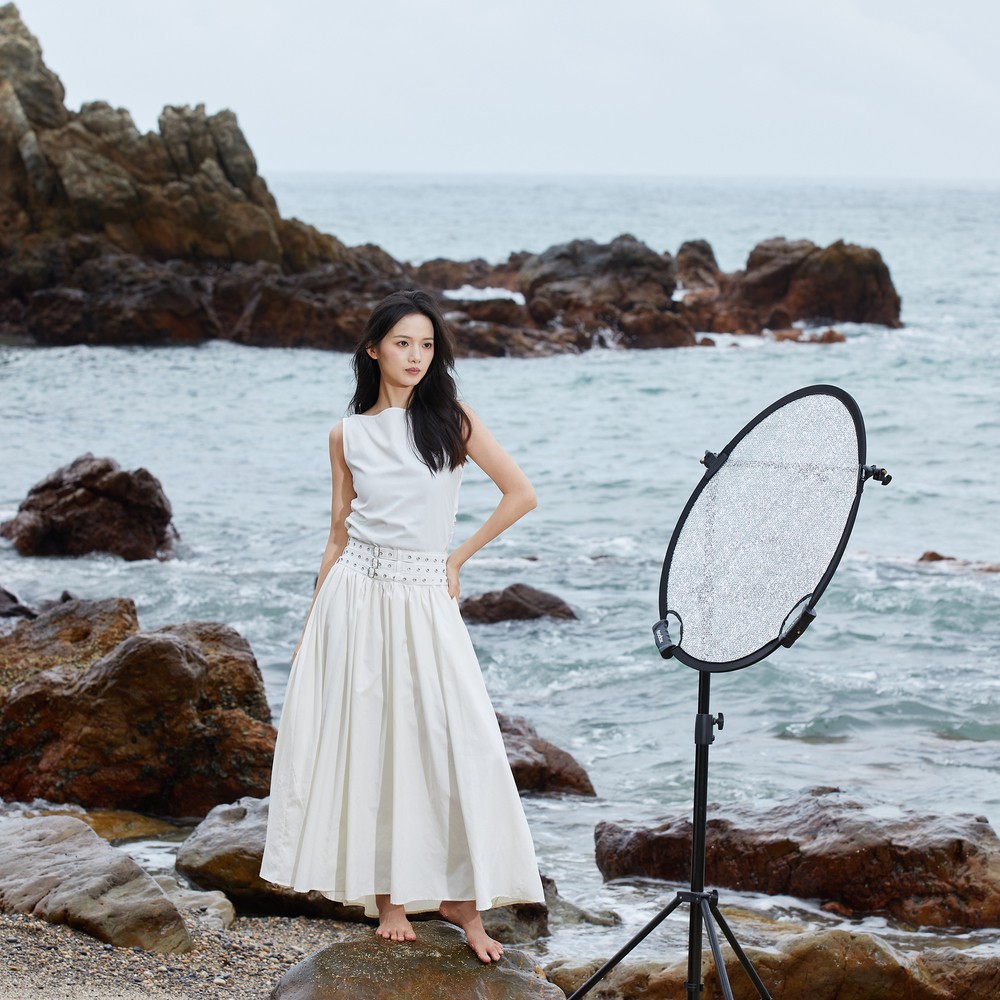 US Godox 55CM W-RFT55 Collapsible Windproof Reflector Portable Diffuser Disc