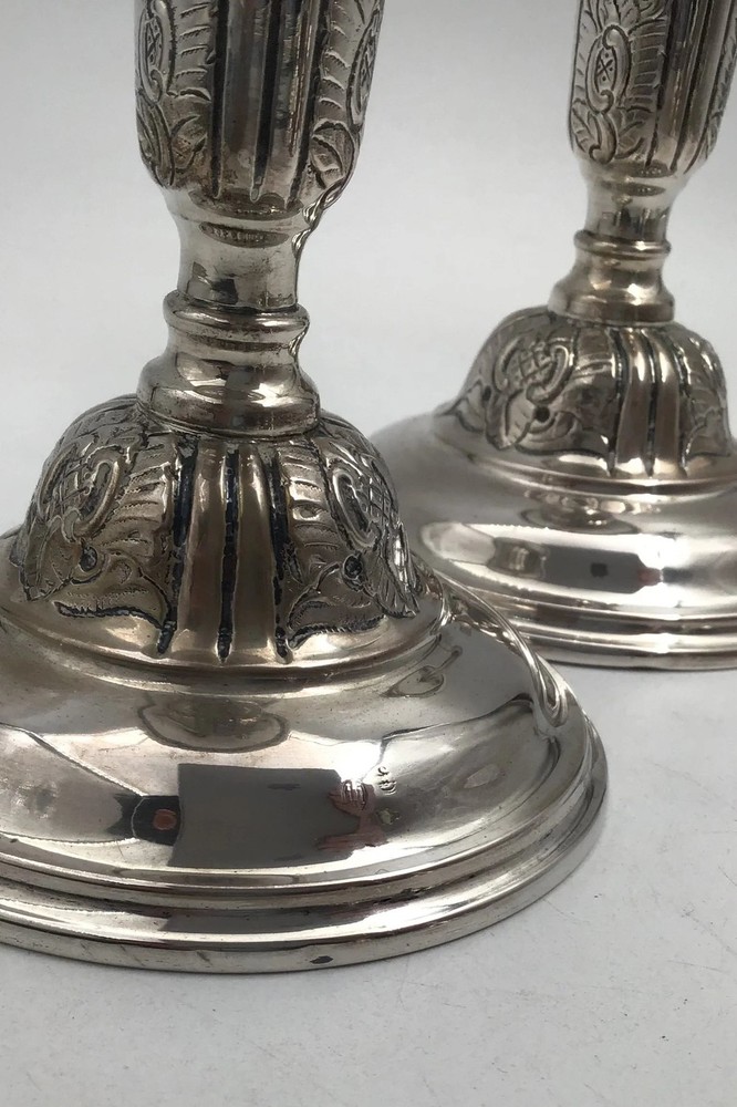 Svend Toxvaerd Silver Candlesticks (1958) (2)