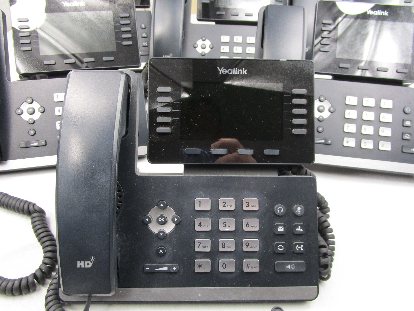 Lot Of 6 Yealink SIP-T54W Prime Business IP Phone - PARTS ONLY READ