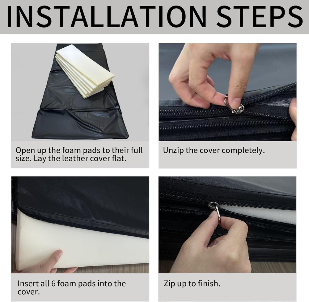 8ft Pool Table Insert - Convertible Foldable Top Transforms to Dining & Game Tab