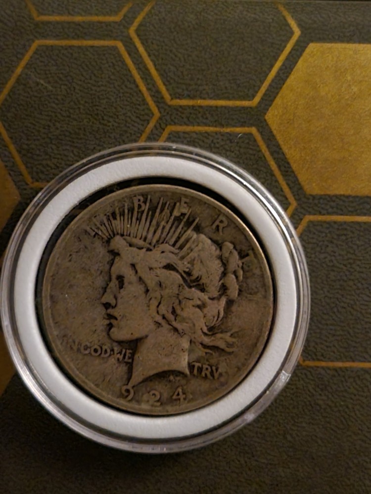 1924 P Peace Silver Dollar