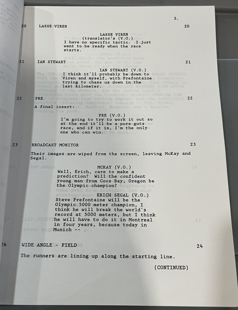 "Without Limits" 1996 ROBERT TOWNE & KENNETH MOORE Screenplay Vintage Script