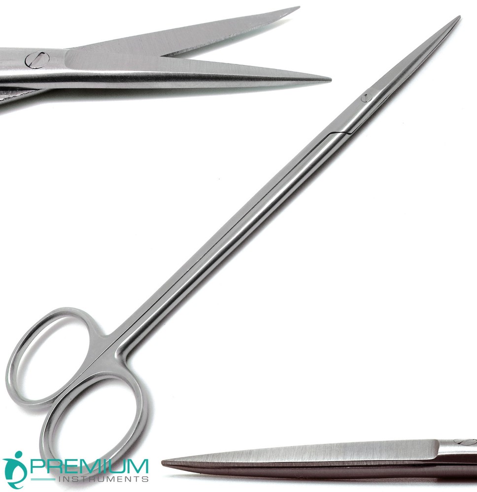 Dental Surgical ENT Scissors Kelly Straight 7" Sharp/Sharp Instruments