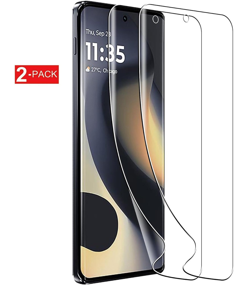 For Motorola Edge (2024) Screen Protector Soft Hydrogel Clear Shield (TPU)