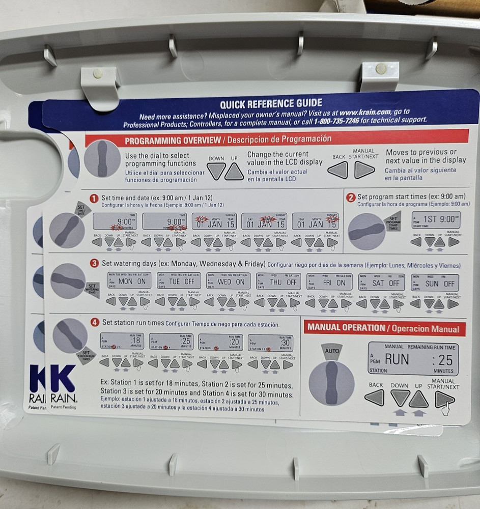 K Rain 3202ID-WiFi-Kit Pro EX 2.0 Modular Irrigation Controller KRain