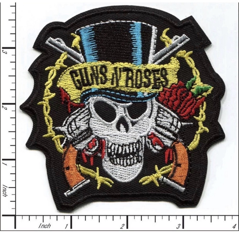 guns n roses iron on patch