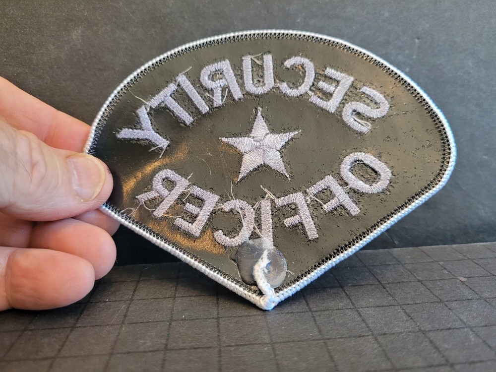 Security Officer Patch - Silver