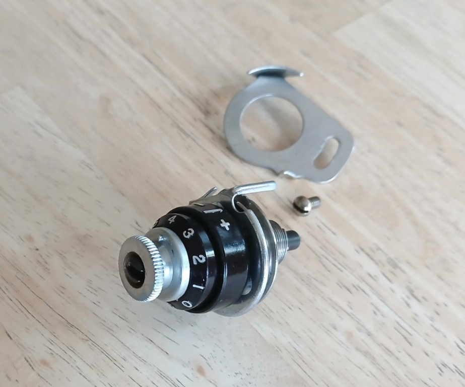 Original Singer 201-2 Sewing Machine Thread Tension Regulator & Bracket