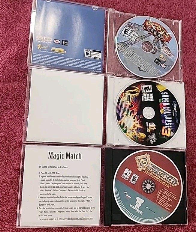 Puzzle And Matching PC Software Lot