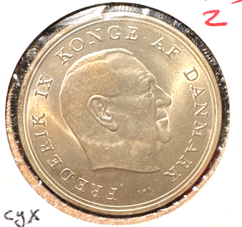 Dwnmark 1967 10 kroner KM 856 BU