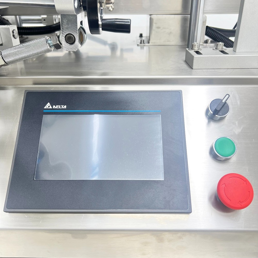 110V Double Sided Automatic Labeling Machine Sticker Labeler w/ Conveyor&Screen