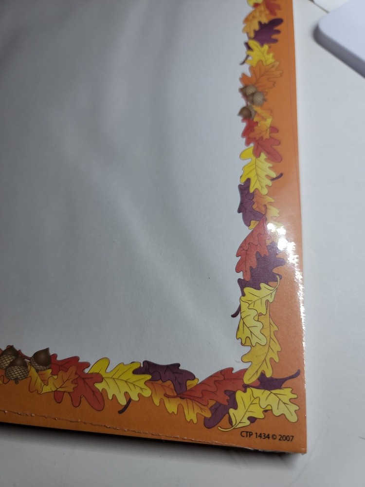 2007 Creative Teaching Press 50 Sheets Computer Printer Paper NIP Oak Leaves