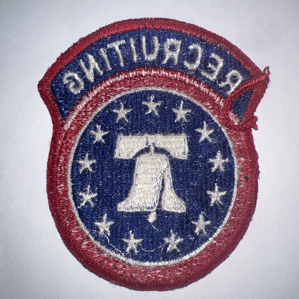 1970s 80s US Army Recruiting Command Patch