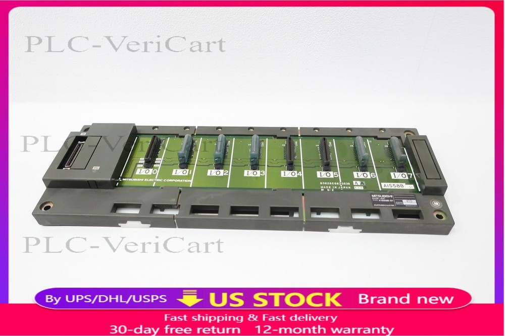 Mitsubishi A1S58B-S1 Base Unit Module 7 I/o