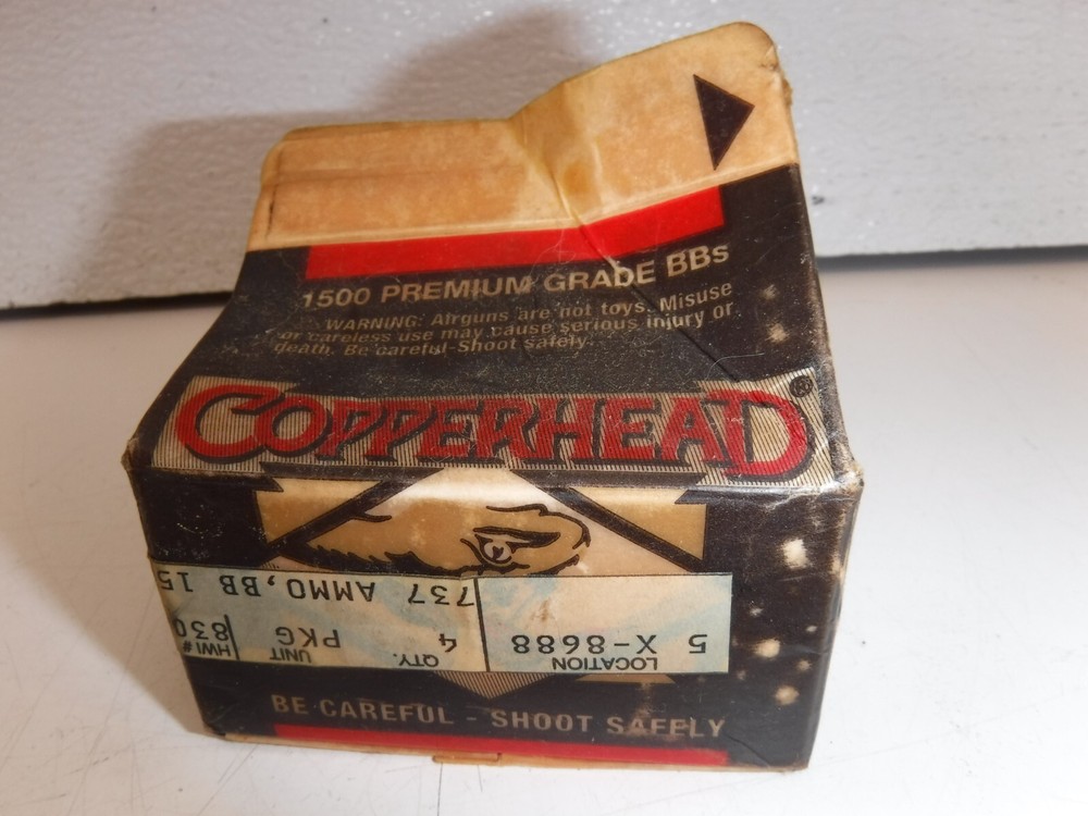 Cosman Copperhead 1500 Premium Grade BB's Half Full Box