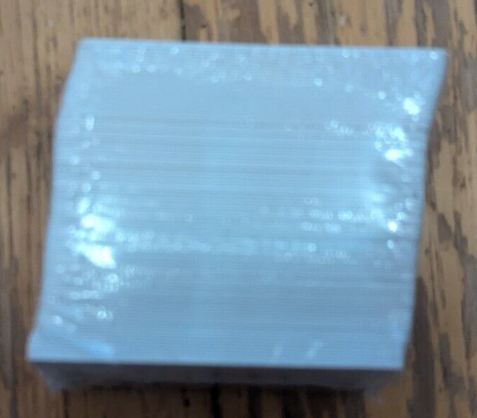 Magnetic Stripe Blank PVC Cards - 100 pack