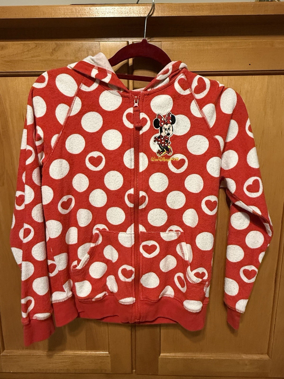 MINNIE MOUSE DISNEY PARKS JACKET SIZE XL Child GREAT FOR POOL