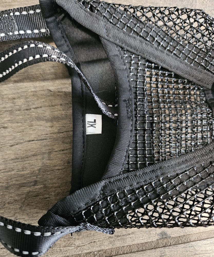 X Large Dog Mesh Black Muzzle