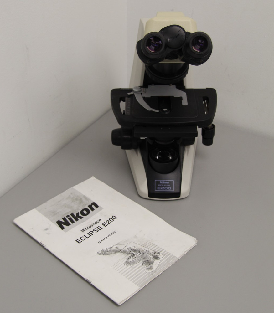 Nikon Eclipse E200 Microscope With Nikon E2-TB Viewing Head And No Objectives