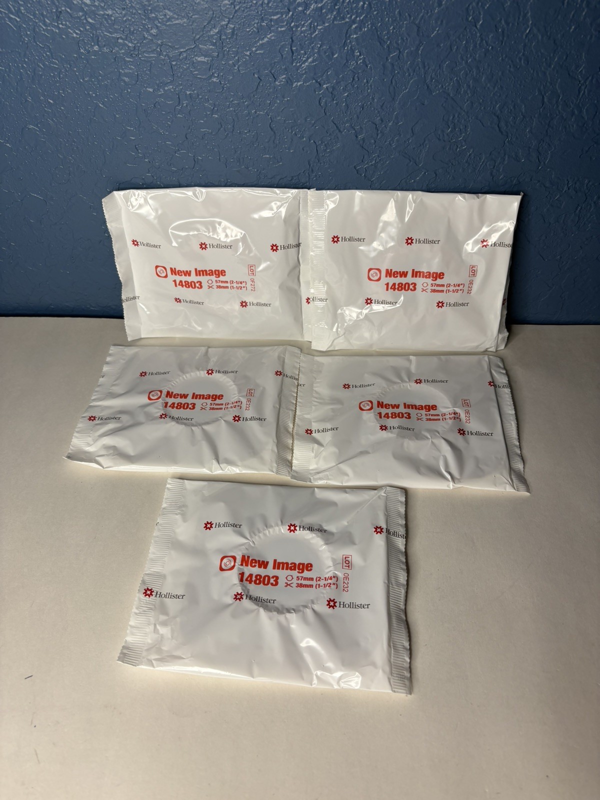 5 Hollister 14803 New Image Skin Barriers 2¼" Flange 1½" Cut To Fit Exp. ‘29