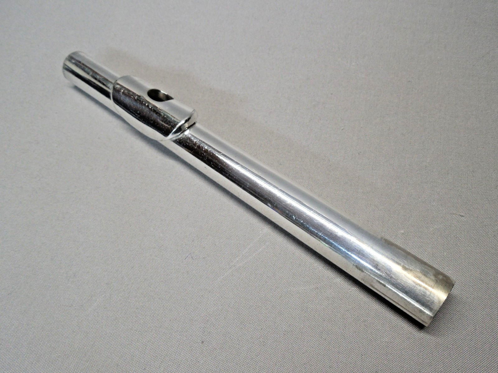 Replacement Flute Head Joint - Silver Plated - Cleaned & Polished