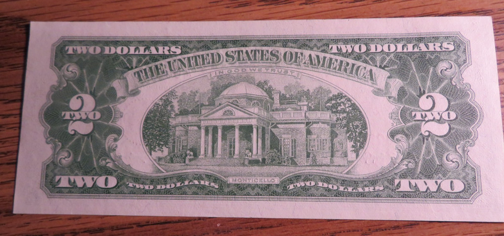 1963 Two Dollar US Note Red Seal Star Note *00005966A MINT