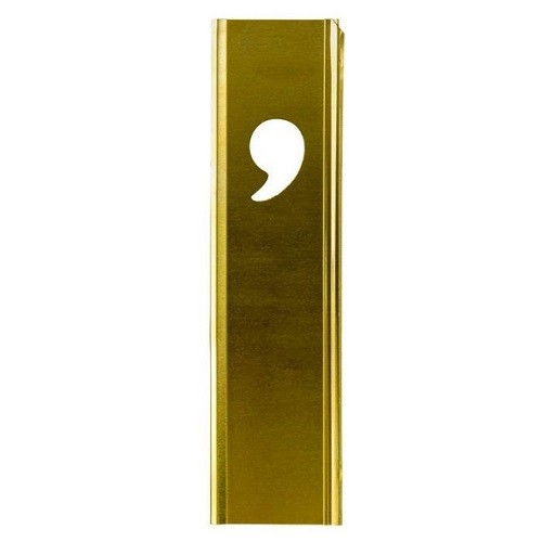 CH Hanson 10008AP - Stencil Sort-1" Brass APOST