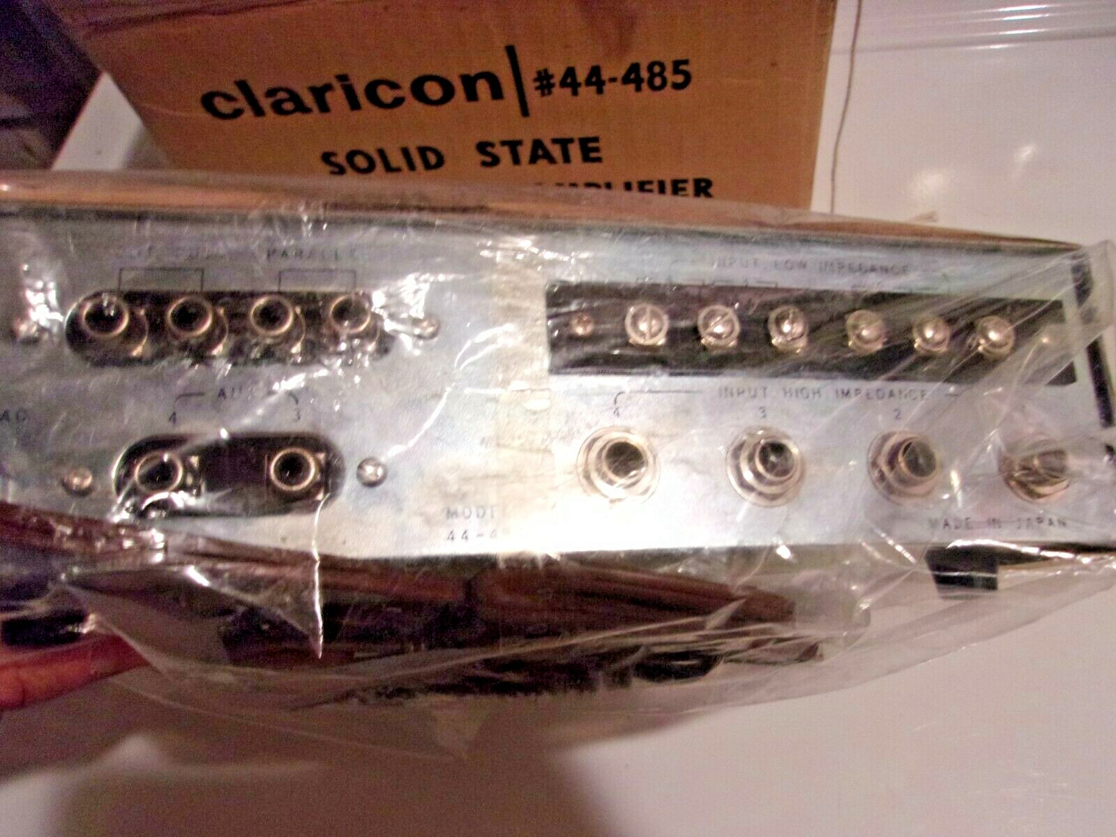 Rare Vintage Claricon Solid State Mike Mixer Preamplifier Audio New Old Stock