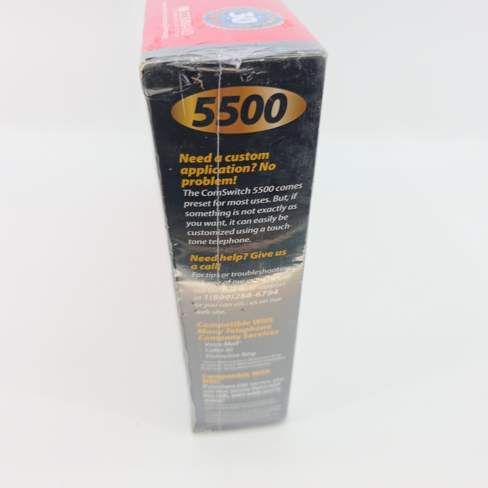 Command Communications ComSwitch 5500 Phone Fax Modem 3-Port Call Switch Sealed