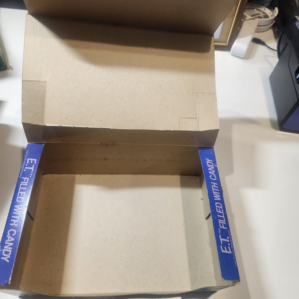 1982 Topps E.T. Movie Candy Head Display Box - Empty Box
