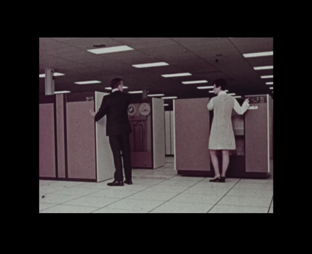 Vintage RCA Computer Systems 16mm Film Reel Early Mainframe Computing - 1960s