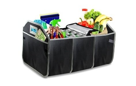 Minimalist Black Trunk Organizer Caddy
