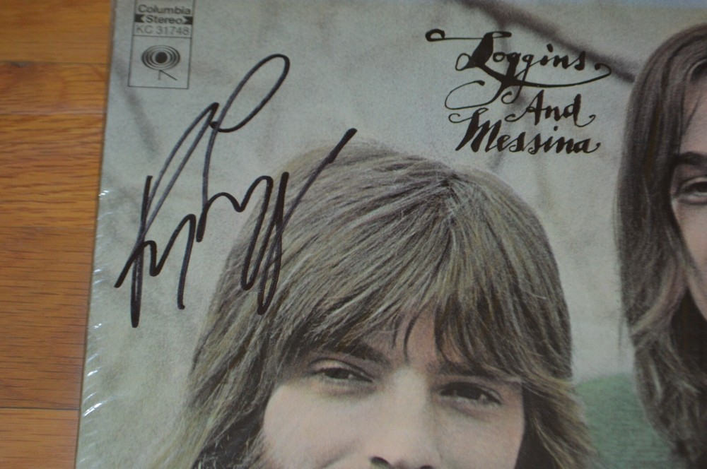 Kenny Loggins / Jim Messina Signed "Self Titled" Original LP Cover Beckett COA