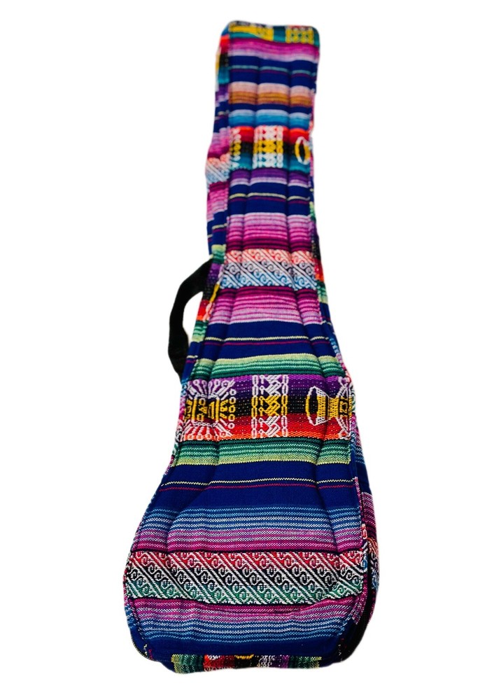 Bolivian Charango Case, Aguayo Wool handmade standard size, Bonus Basic Strings