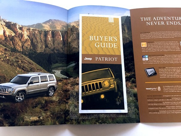 2012 Jeep Patriot 26-page Original Sales Brochure Catalog